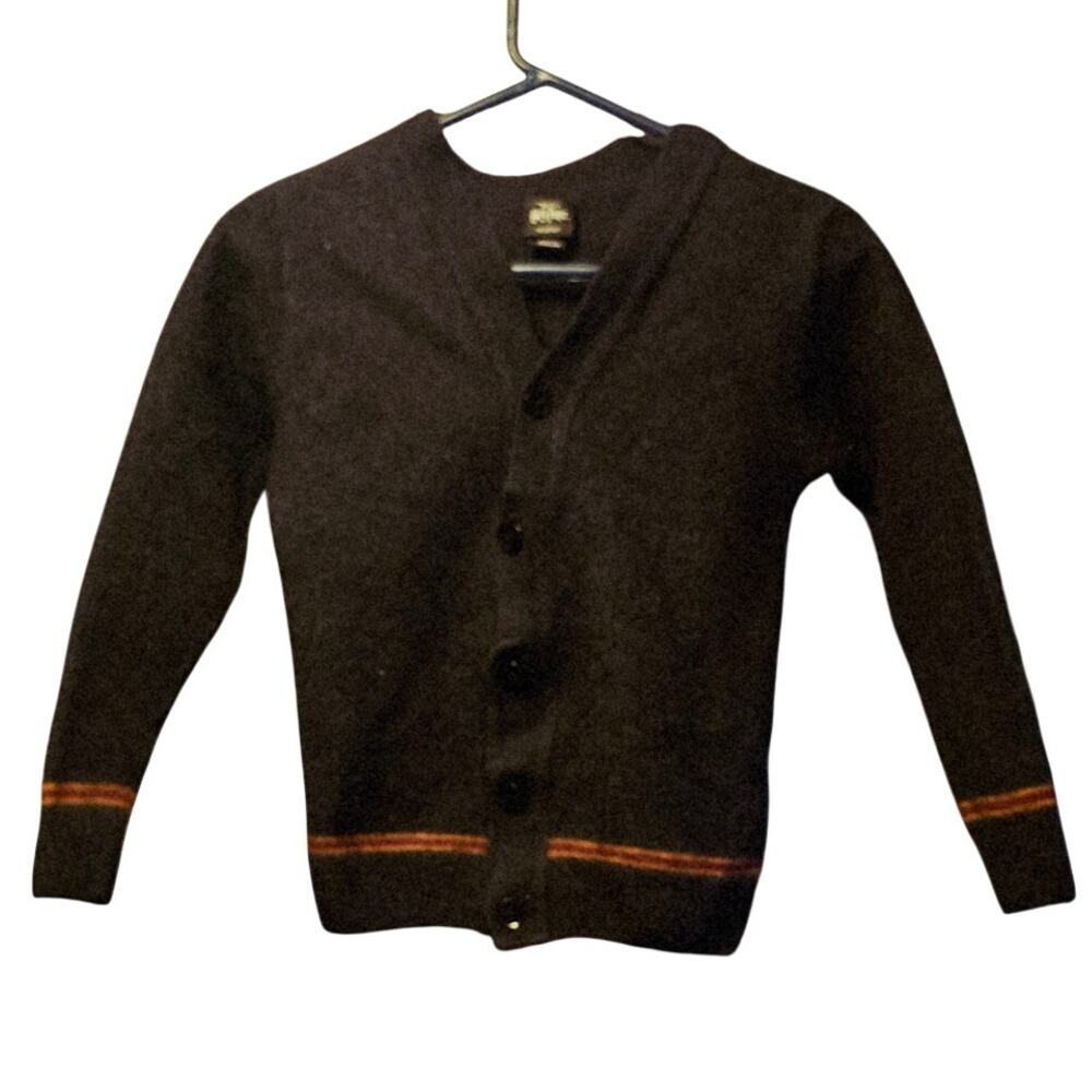 Harry Potter Gryffindor wool scotland lochaven cardigan boys size medium